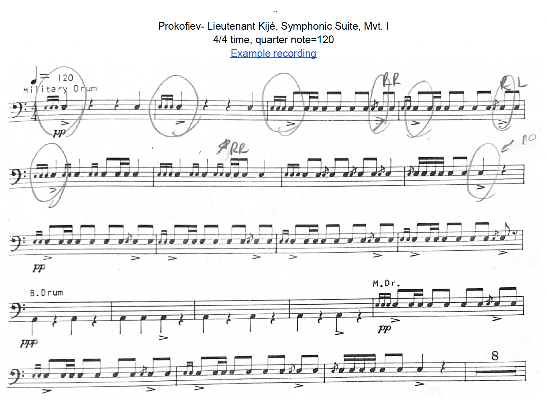 Lieutenant Kijé, Symphonic Suite Mvt. 1